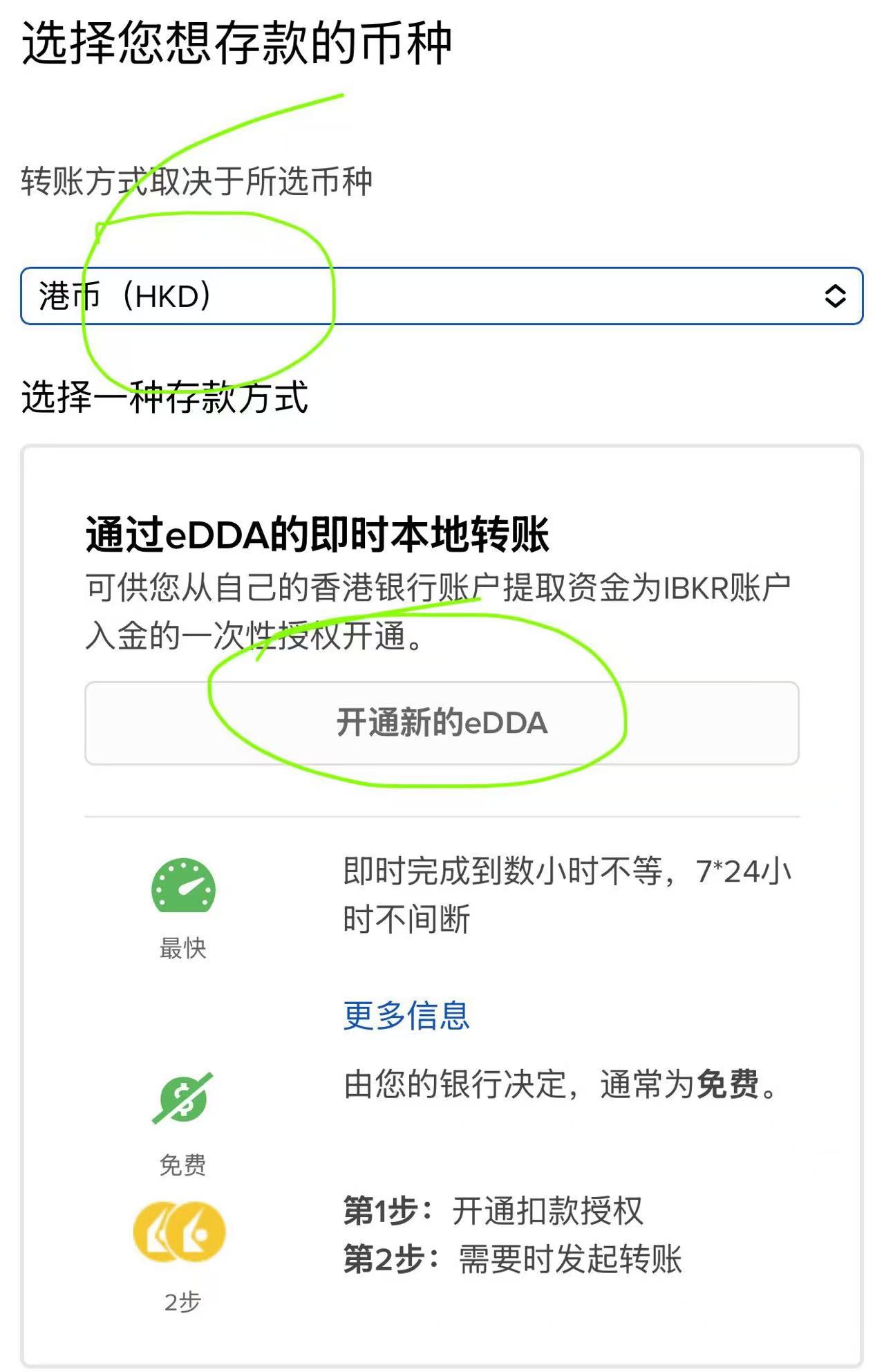 2025最新：盈透证券eDDA入金图文教程及指南